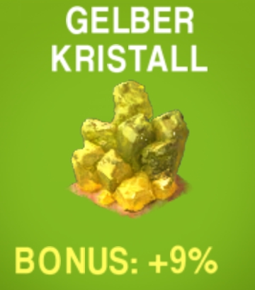 Gelber Kristall        